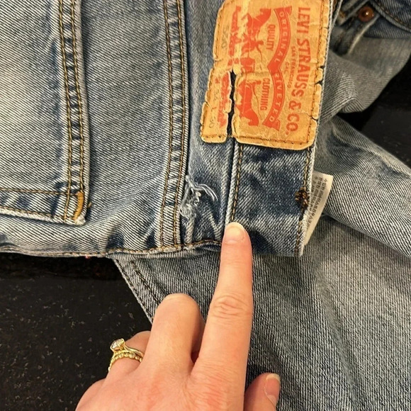 LEVI’S 550 Distressed Jeans Size W34 L30 - Picture 13 of 14